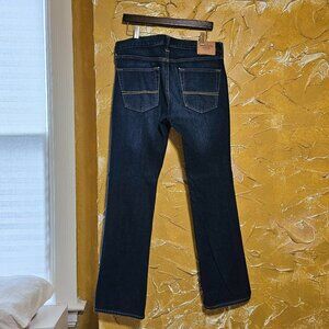 A&F Abercrombie & Fitch Button Up Dark Blue Denim Jeans W33 L32